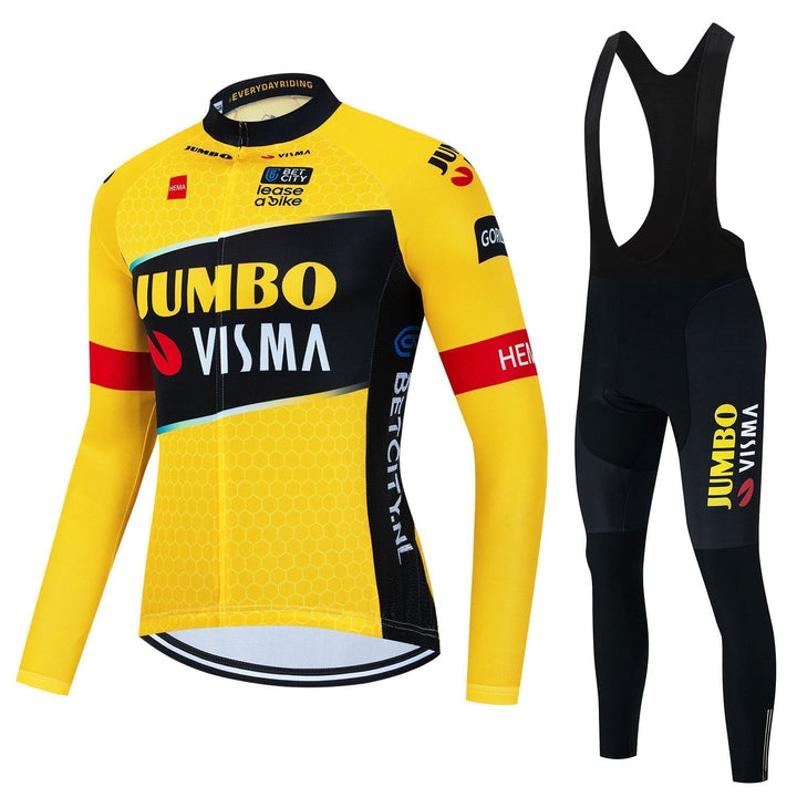 Jumbo Visma - Professionelt langærmet cykelsæt