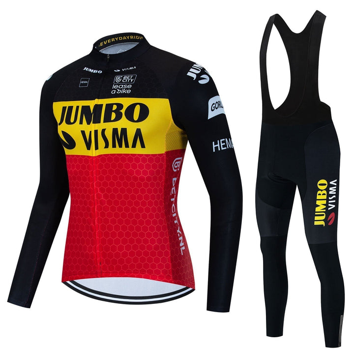Jumbo Visma - Professionelt langærmet cykelsæt