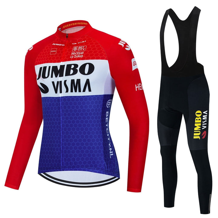 Jumbo Visma - Professionelt langærmet cykelsæt